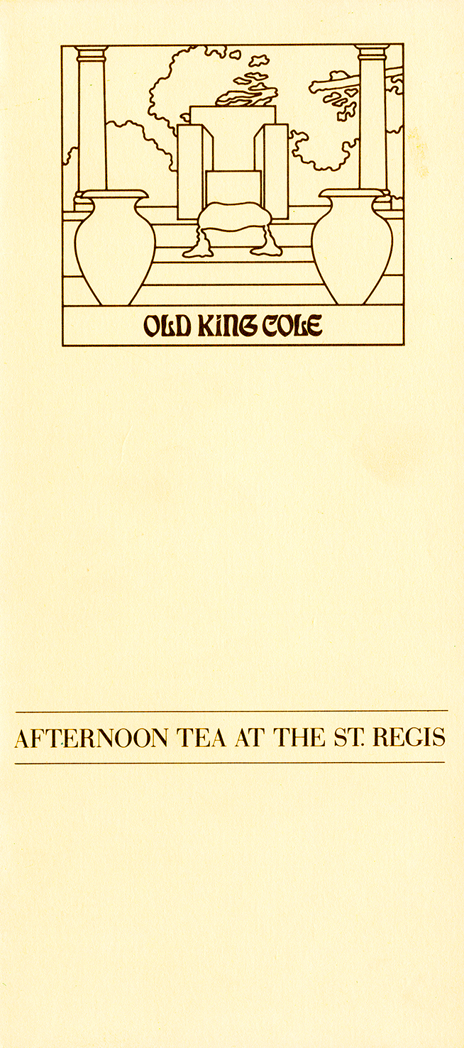 King Cole Tea menu